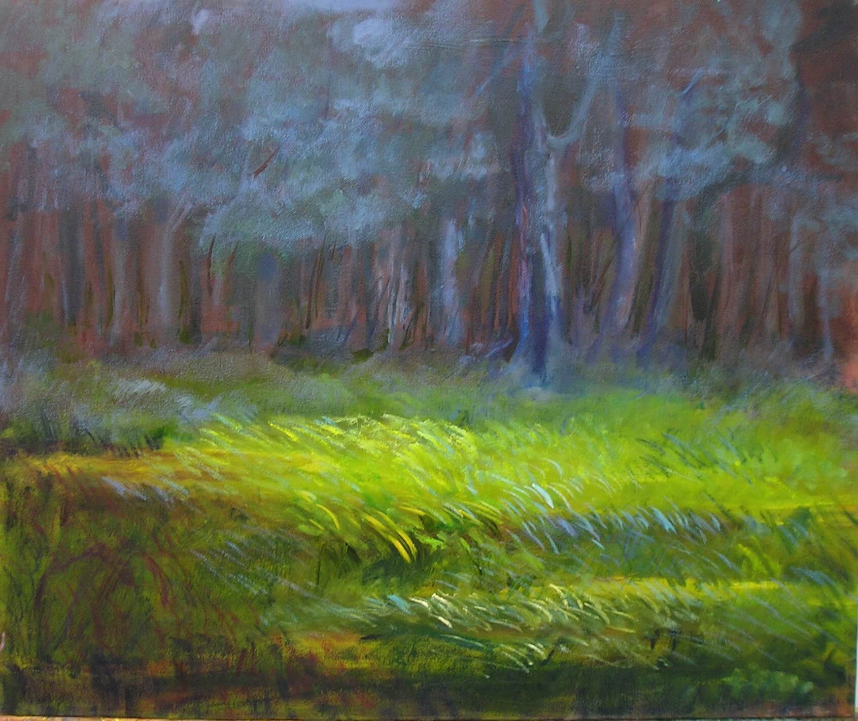 The Glade, Oil on Canvas - In Collections