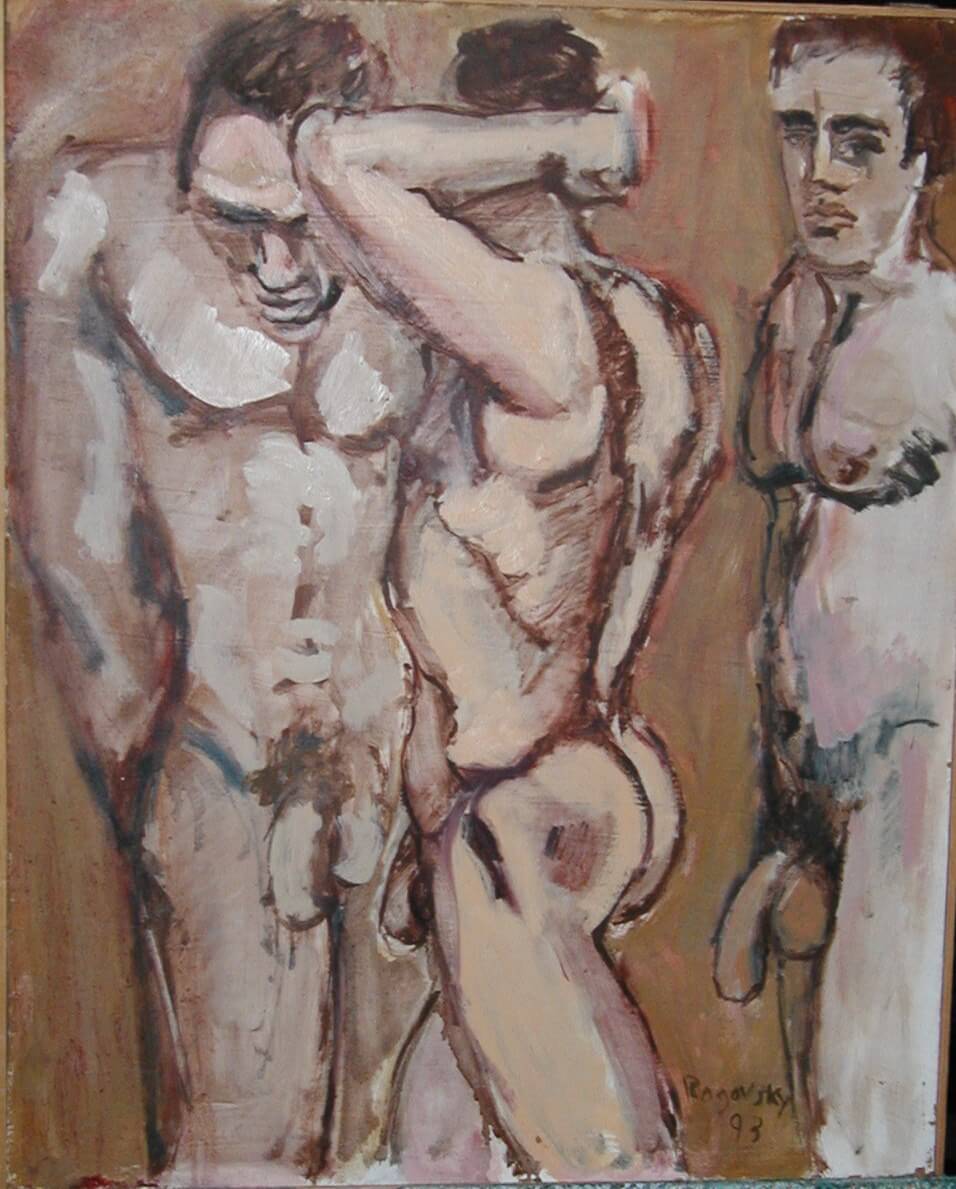Trio, Oil on Canvas - In Collections
