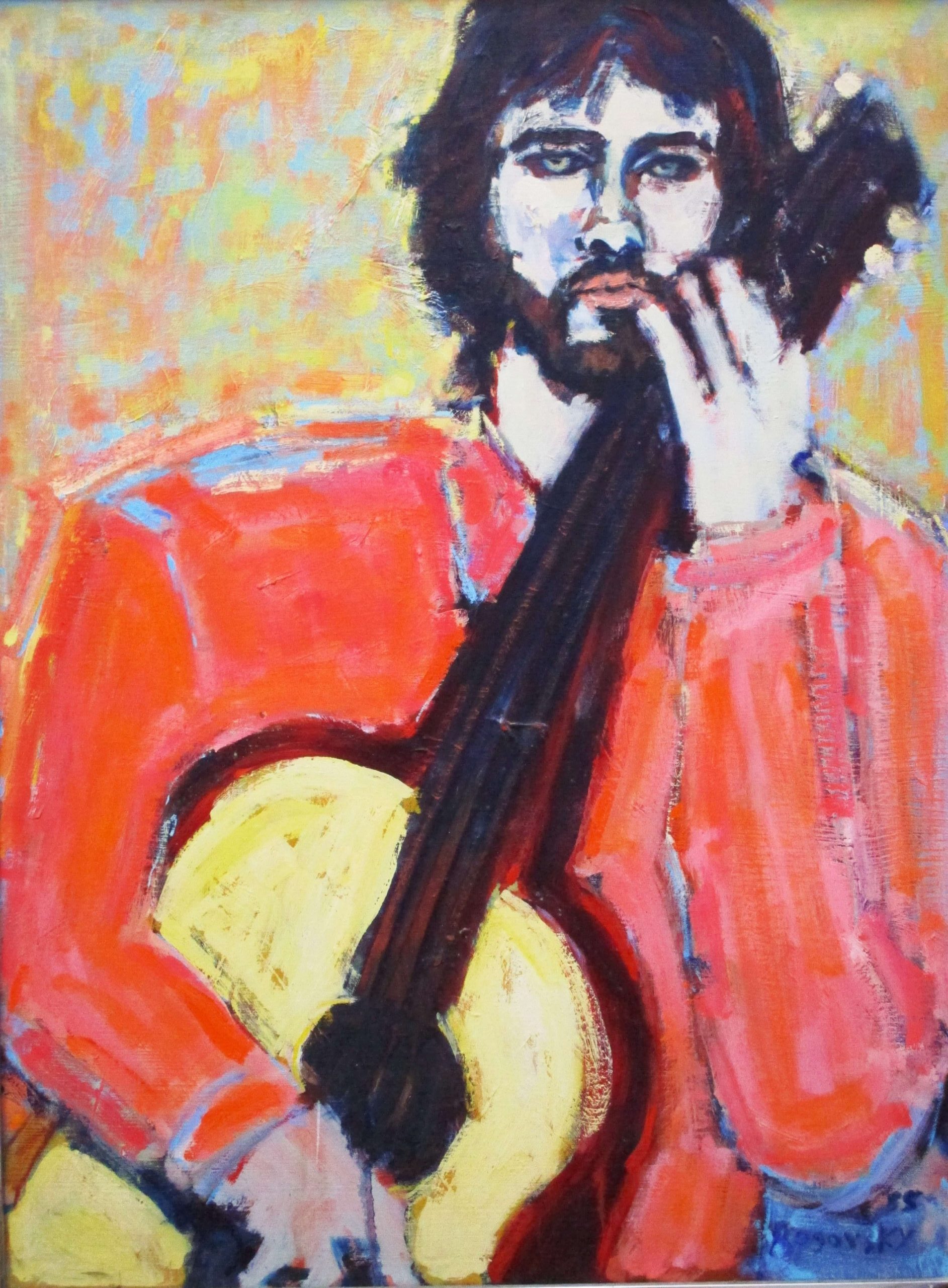 Serenade, Oil on Canvas - Figurative